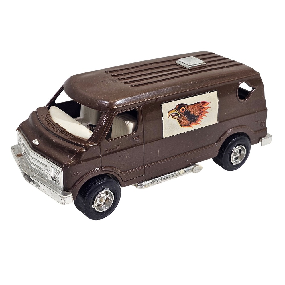 Processed Plastic Co 9400 Tradesman 300 Van Brown Eagle Decal USA Vintage Toy